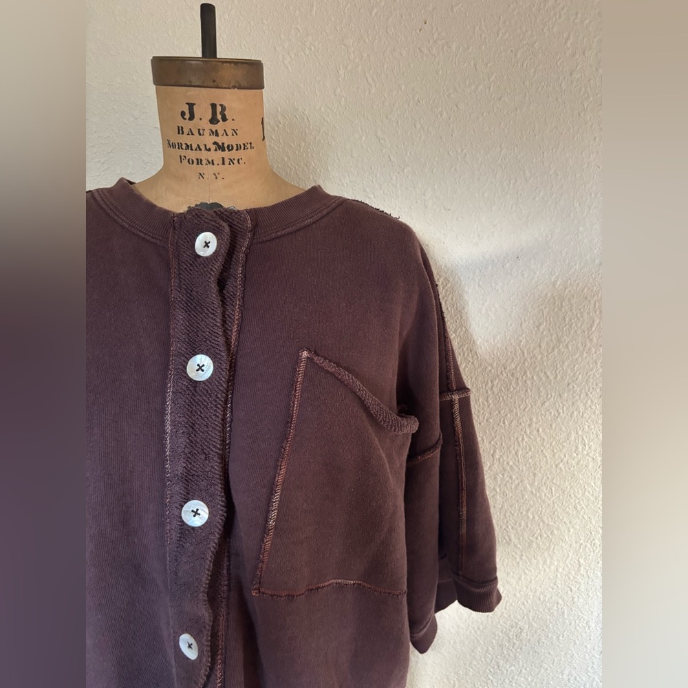 Free People Sweatshirt Cardigan